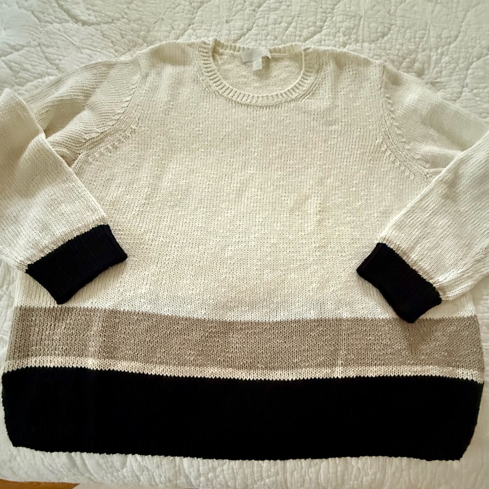 Sweater, white (not super white but a soft white )